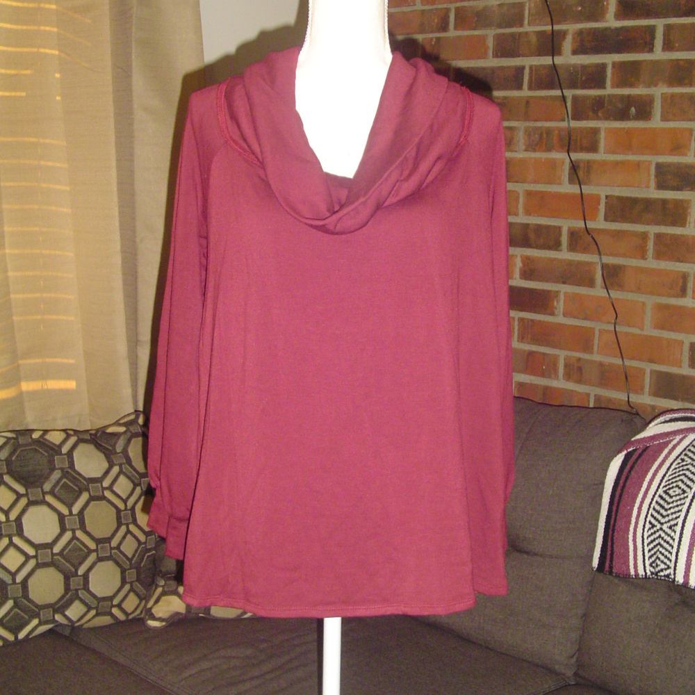 Caslon Cowl Neck Sweatshirt M